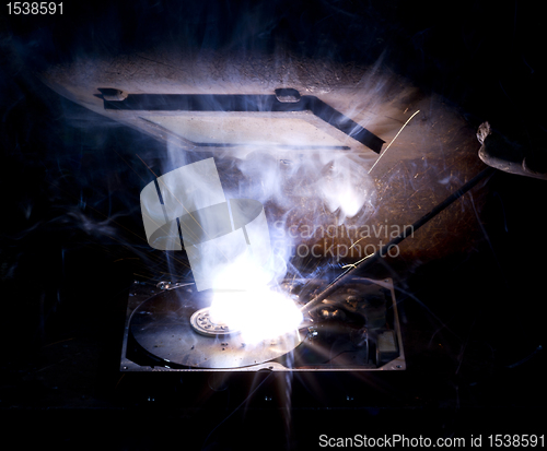 Image of welding scenery