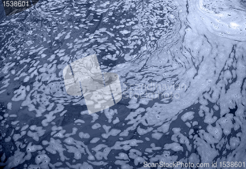 Image of foamy water surface