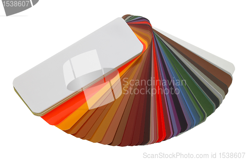 Image of spread color chart