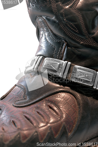 Image of cowboy boot closeup