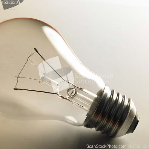 Image of clear light bulb