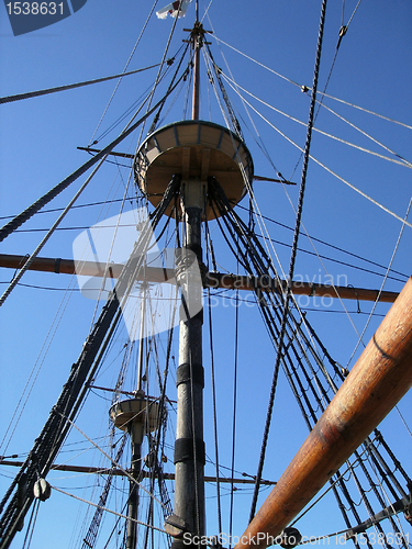 Image of Mayflower II detail