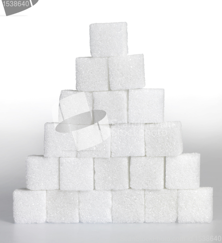 Image of lump sugar pyramid