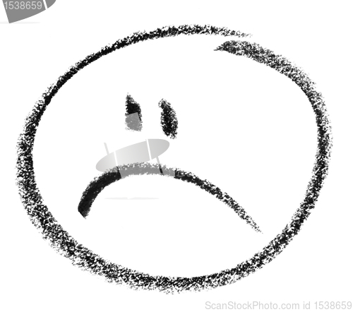 Image of unhappy smiley sketch