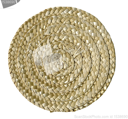 Image of plaited round mat