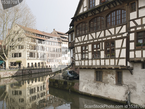 Image of canal scenery in Strasbourg