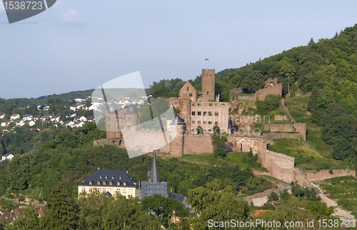 Image of aerial view of Wertheim Castle