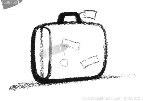 Image of sketched suitcase