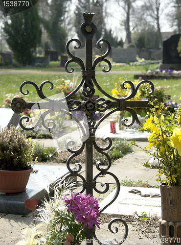 Image of graveyard detail