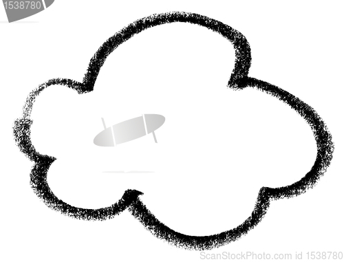 Image of sketched cloud