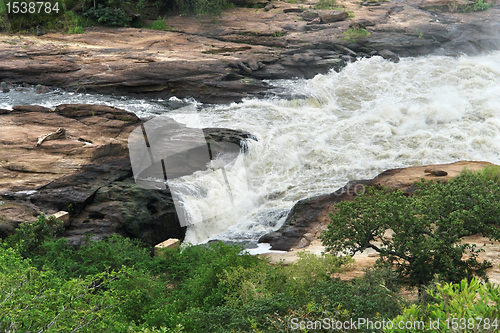 Image of whitewater at Murchison Falls in Uganda