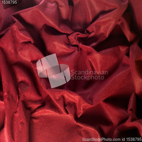 Image of abstract red felt background