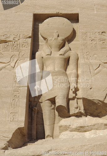 Image of sculpture at the Abu Simbel temples