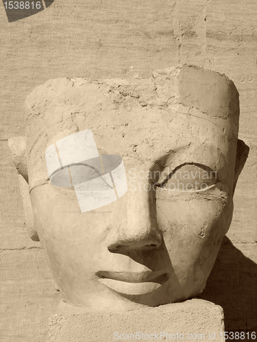 Image of ancient face of Hatschepsut