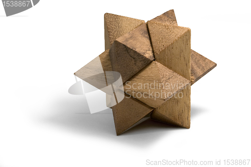 Image of wooden 3D puzzle