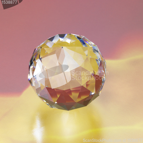 Image of colorful diamond ball