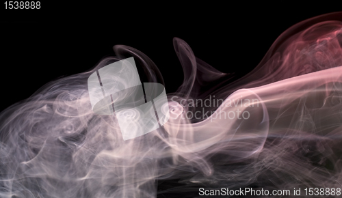 Image of pastel colored smoke