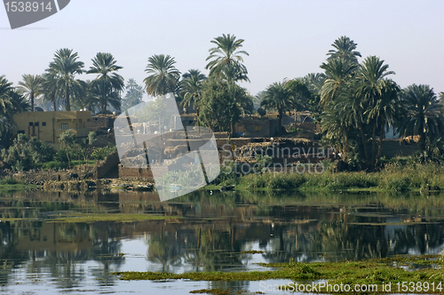 Image of River Nile scenery between Aswan and Luxor