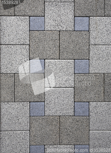 Image of abstract stone pattern in grey and blue
