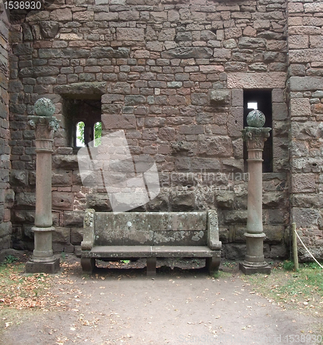 Image of architectural detail of the Haut-Koenigsbourg Castle