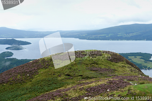 Image of panoramic view around Loch Lomond