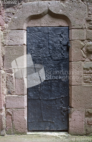 Image of historic door at Haut-Koenigsbourg Castle