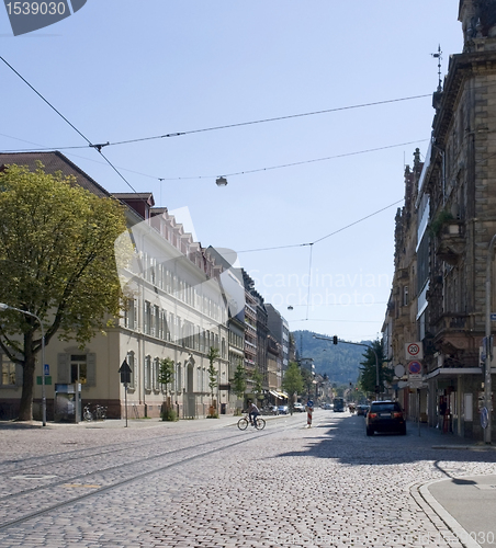 Image of Freiburg im Breisgau in sunny ambiance