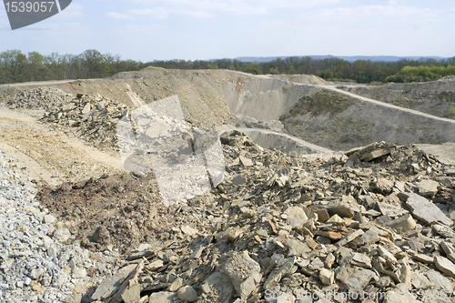 Image of stone pit scenery