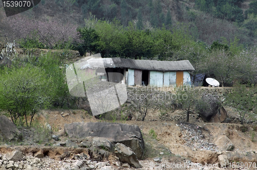 Image of shack near Yangtze River