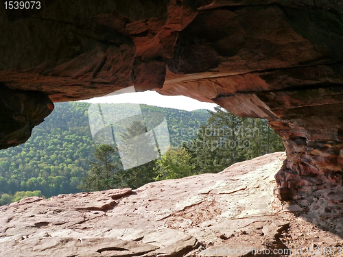 Image of rock formation around Fleckenstein