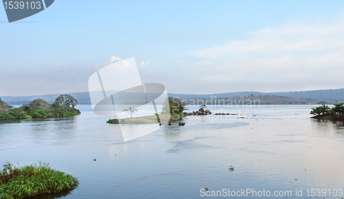 Image of near River Nile source in Africa