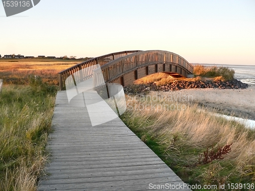 Image of beach scenery in Northern Germany