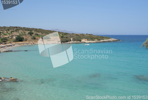 Image of panoramic view over Mirabello Bay