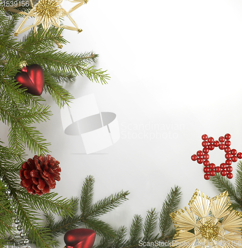 Image of decorative christmas back