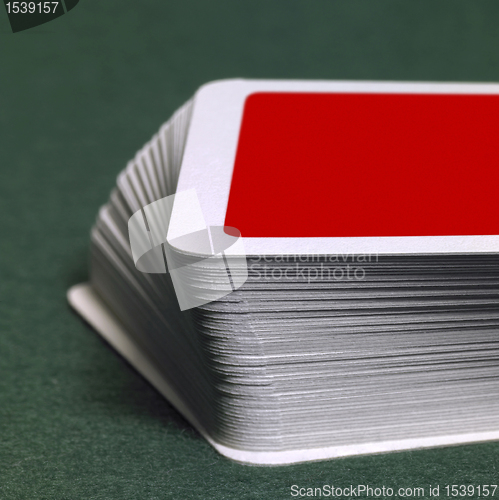 Image of stack of playing cards