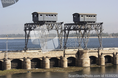 Image of dam detail in Esna