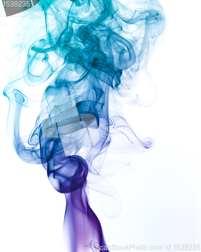 Image of multicolored smoke detail