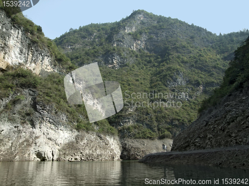 Image of sunny scenery around River Shennong Xi