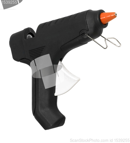 Image of black hot glue gun