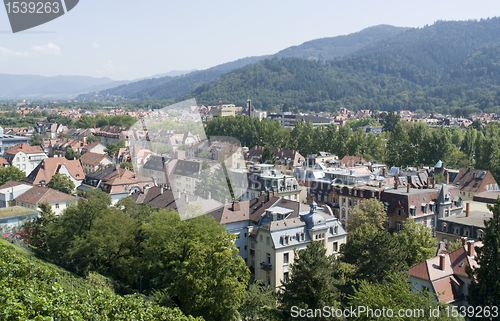 Image of Freiburg im Breisgau at summer time
