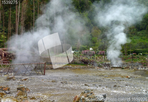 Image of hot spring at the Azores