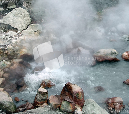 Image of hot spring detail