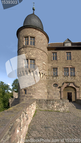 Image of Wertheim Castle detail at summer time