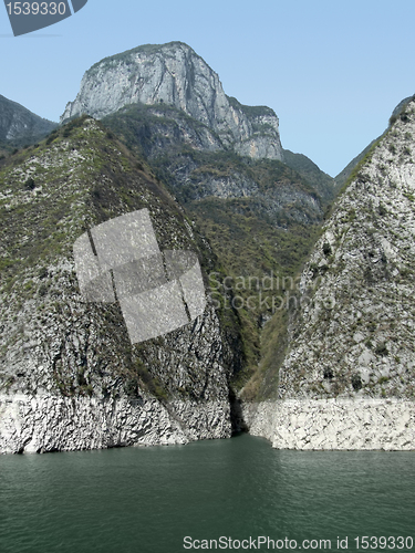 Image of mountains along the Yangtze River