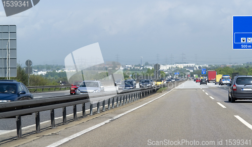 Image of highway scenery in Southern Germany