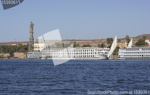 Image of River Nile near Aswan in Egypt