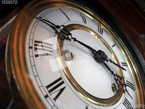 Image of nostalgic clock detail