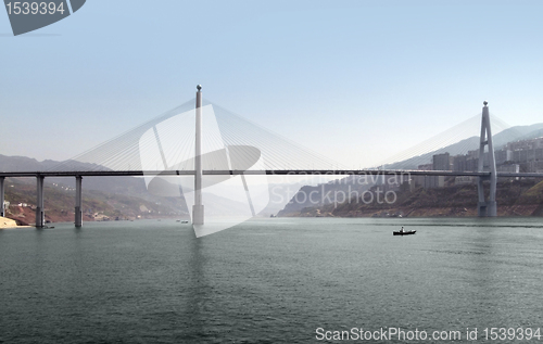 Image of bridge upon Yangtze River