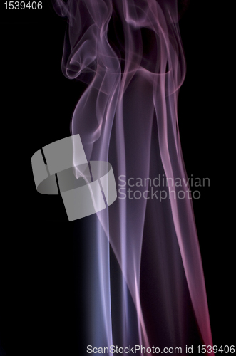 Image of pastel colored smoke detail