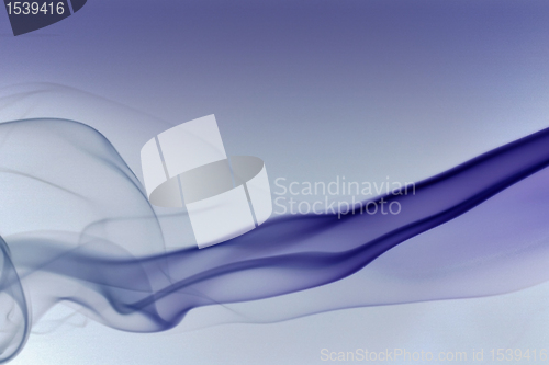 Image of abstract blue smoke detail